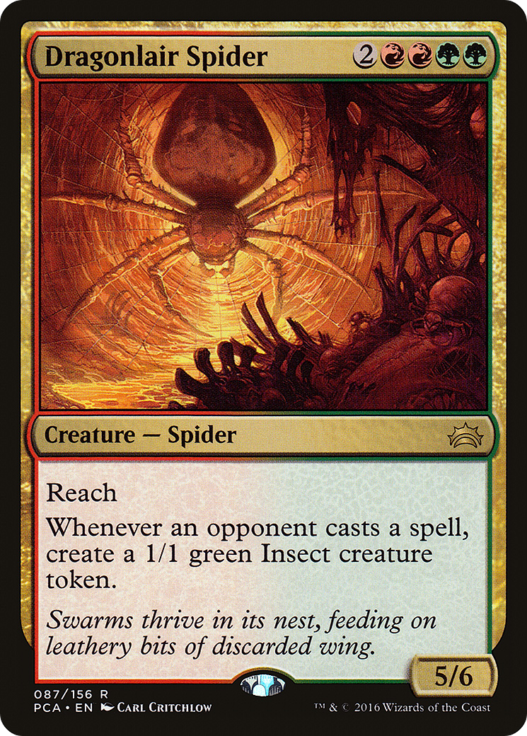 Dragonlair Spider (PCA-087) - Planechase Anthology - Premium MTG Single from Wizards of the Coast - Just $0.86! Shop now at Game Crave Tournament Store