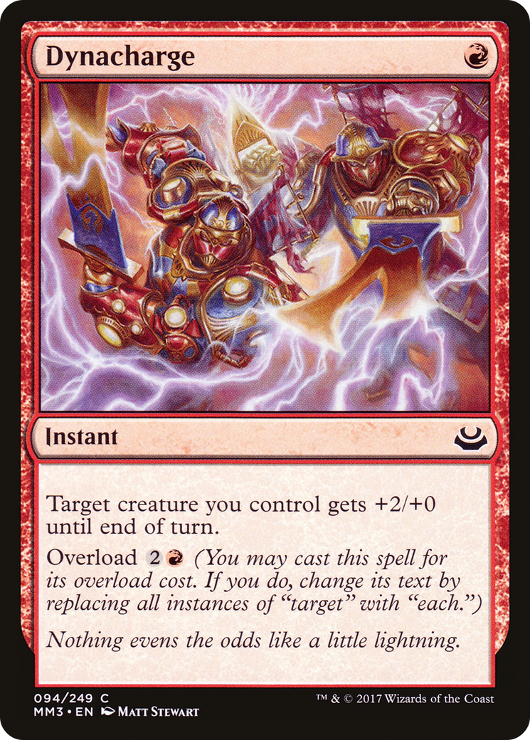 Dynacharge (MM3-094) - Modern Masters 2017 - Premium MTG Single from Wizards of the Coast - Just $0.08! Shop now at Game Crave Tournament Store