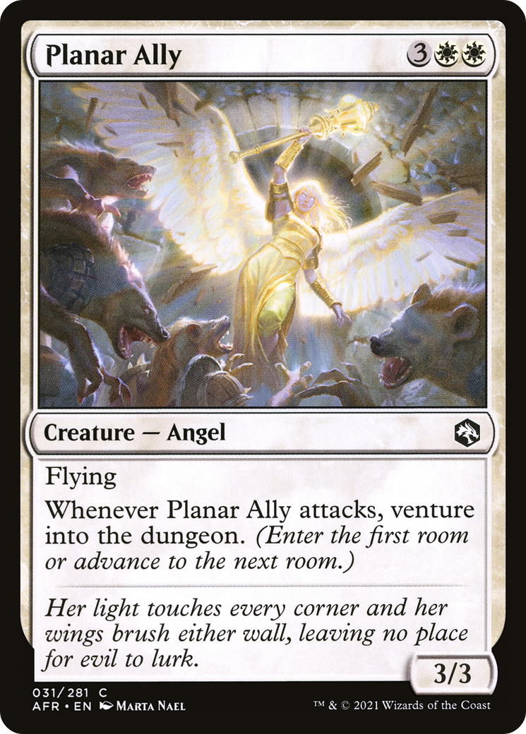 Planar Ally (AFR-031) - Adventures in the Forgotten Realms Foil - Premium MTG Single from Wizards of the Coast - Just $0.08! Shop now at Game Crave Tournament Store