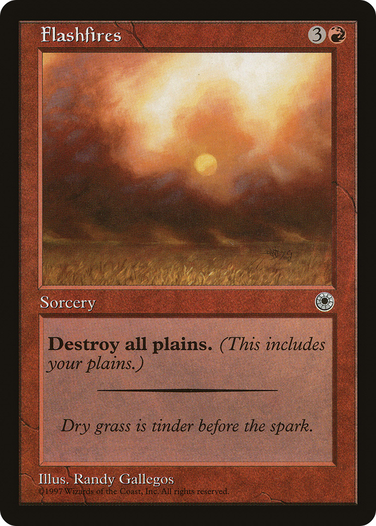 Flashfires (POR-129) - Portal - Premium MTG Single from Wizards of the Coast - Just $0.08! Shop now at Game Crave Tournament Store