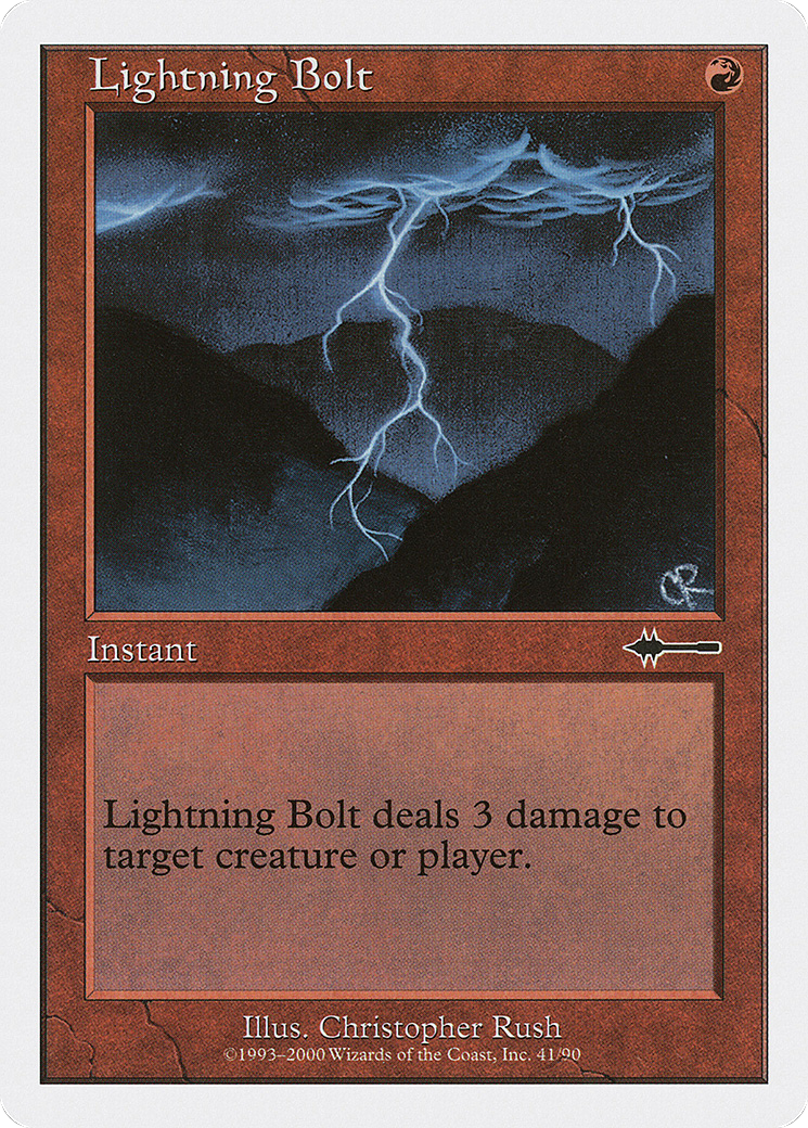 Lightning Bolt (BTD-041) - Beatdown Box Set - Premium MTG Single from Wizards of the Coast - Just $0.66! Shop now at Game Crave Tournament Store
