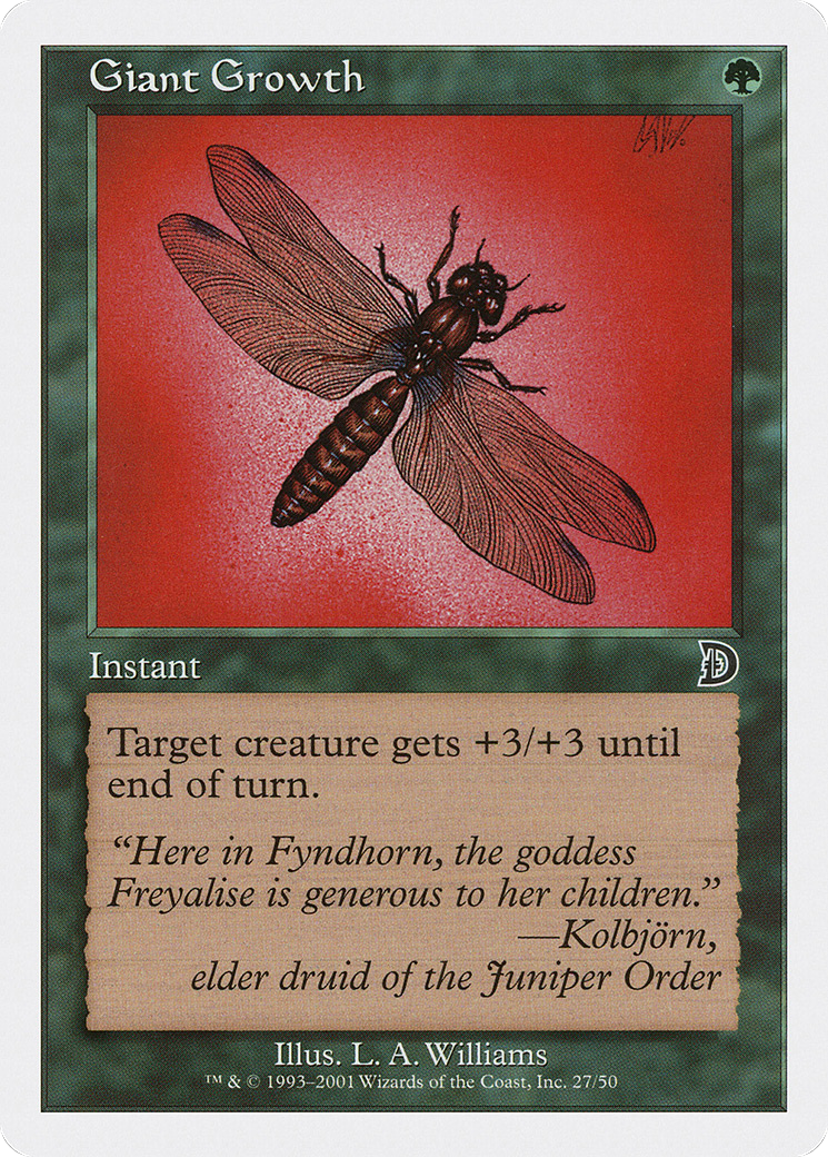 Giant Growth (DKM-027) - Deckmasters - Premium MTG Single from Wizards of the Coast - Just $0.25! Shop now at Game Crave Tournament Store