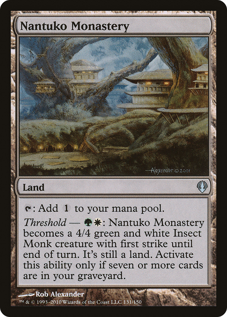 Nantuko Monastery (ARC-131) - Archenemy - Premium MTG Single from Wizards of the Coast - Just $0.25! Shop now at Game Crave Tournament Store