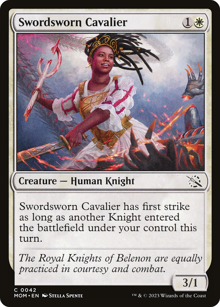 Swordsworn Cavalier (MOM-042) - March of the Machine - Premium MTG Single from Wizards of the Coast - Just $0.08! Shop now at Game Crave Tournament Store