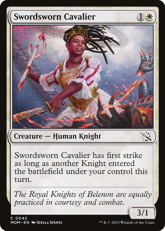 Swordsworn Cavalier (MOM-042) - March of the Machine - Premium MTG Single from Wizards of the Coast - Just $0.08! Shop now at Game Crave Tournament Store