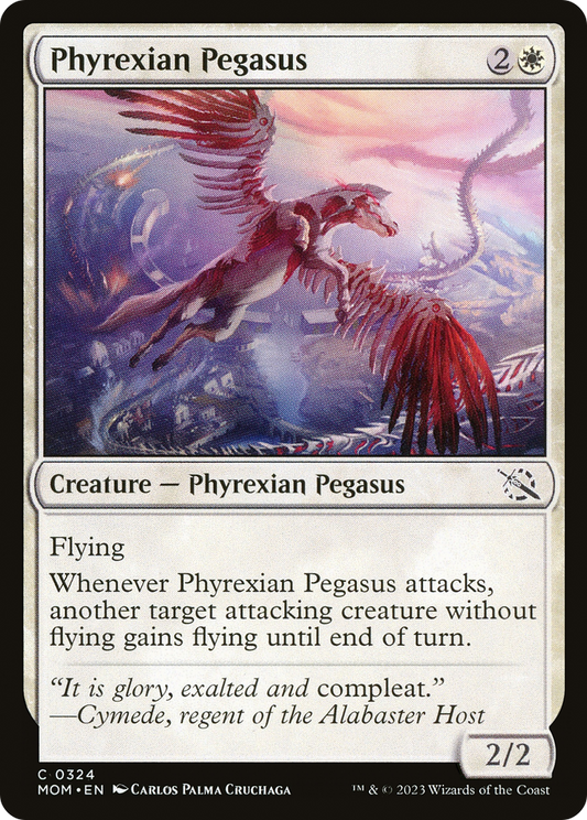 Phyrexian Pegasus (MOM-324) - March of the Machine - Premium MTG Single from Wizards of the Coast - Just $0.08! Shop now at Game Crave Tournament Store