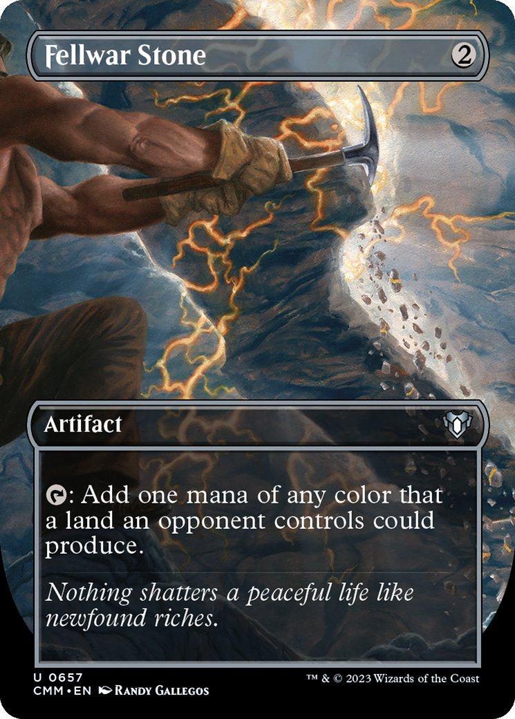 Fellwar Stone (CMM-657) - Commander Masters (Borderless) - Premium MTG Single from Wizards of the Coast - Just $0.54! Shop now at Game Crave Tournament Store