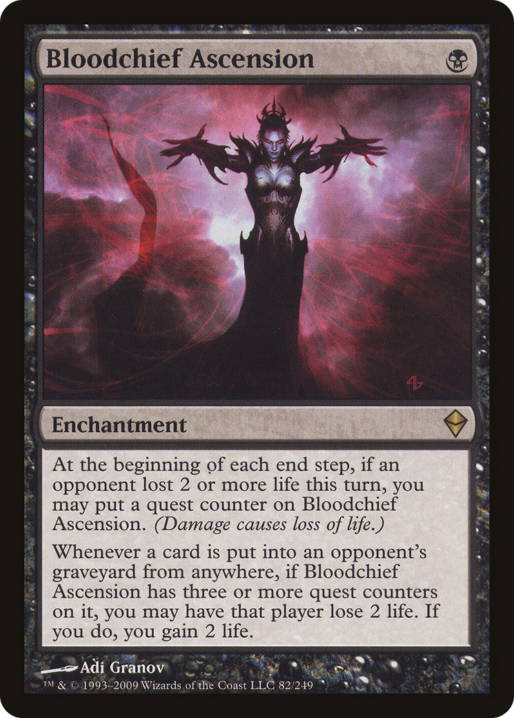 Bloodchief Ascension (ZEN-082) - Zendikar Foil - Premium MTG Single from Wizards of the Coast - Just $21.57! Shop now at Game Crave Tournament Store