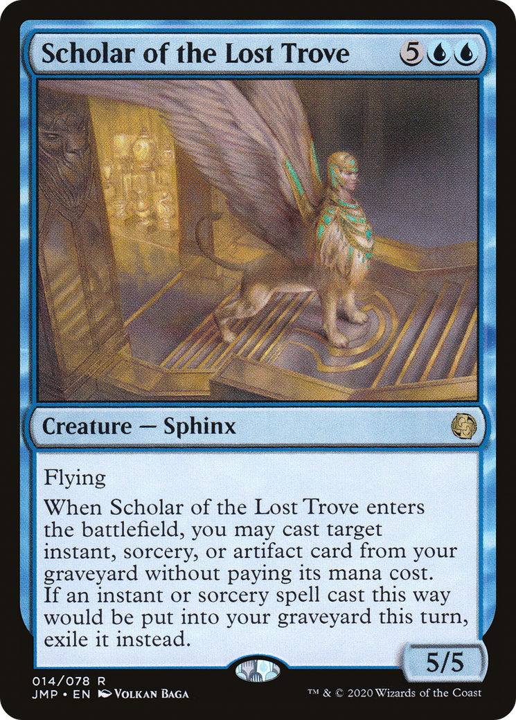 Scholar of the Lost Trove (JMP-014) - Jumpstart - Premium MTG Single from Wizards of the Coast - Just $0.08! Shop now at Game Crave Tournament Store