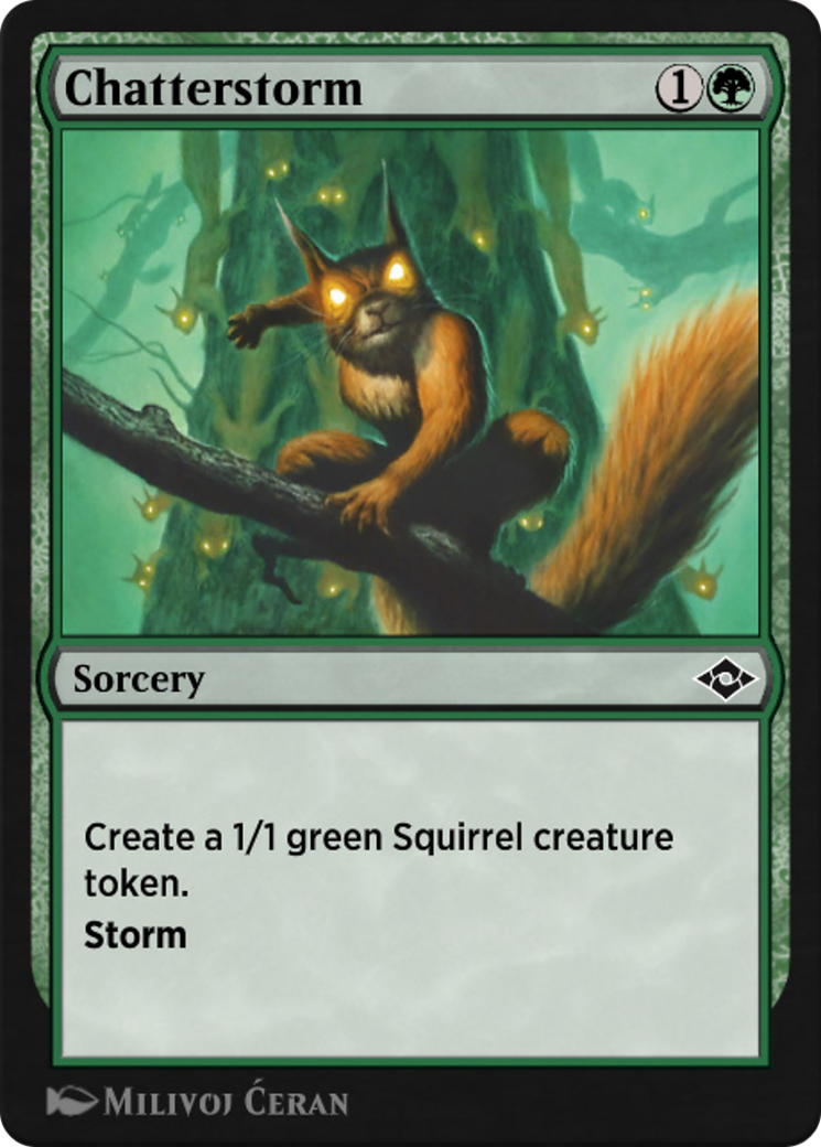 Chatterstorm (J21-554) - Jumpstart: Historic Horizons - Premium MTG Single from Wizards of the Coast - Just $0! Shop now at Game Crave Tournament Store