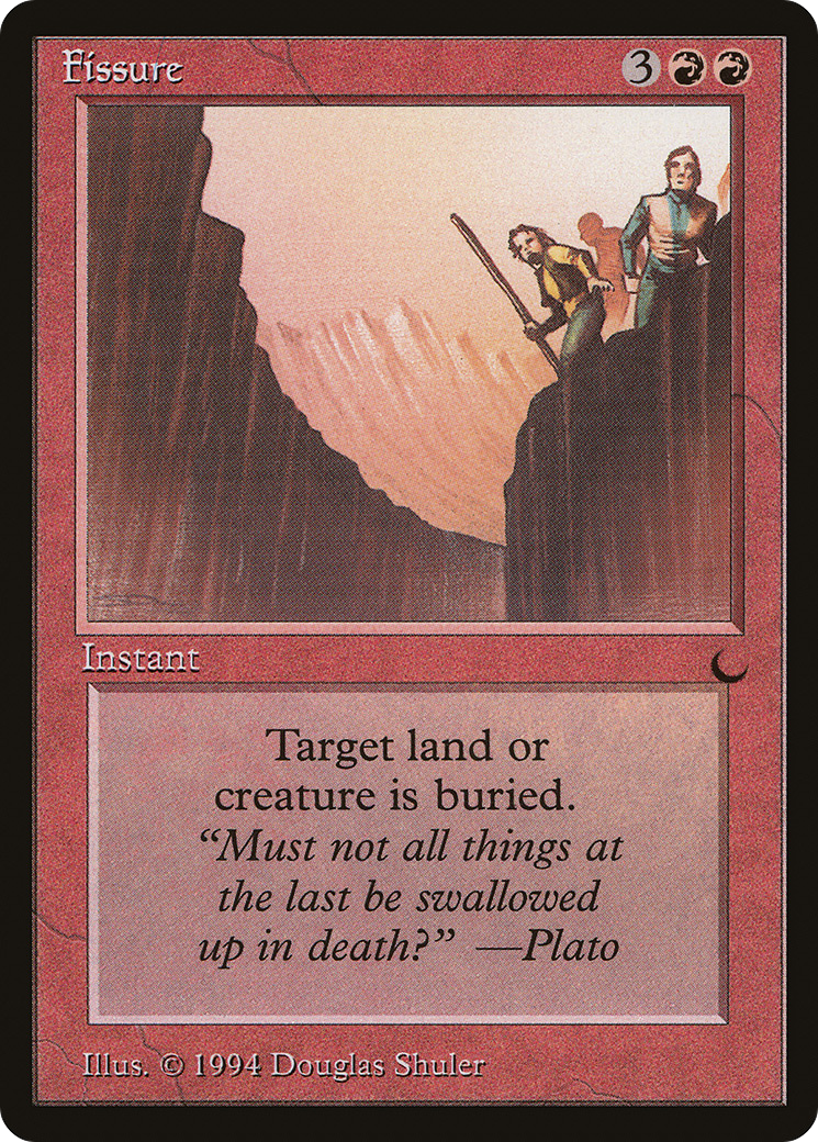 Fissure (DRK-063) - The Dark - Premium MTG Single from Wizards of the Coast - Just $0.08! Shop now at Game Crave Tournament Store