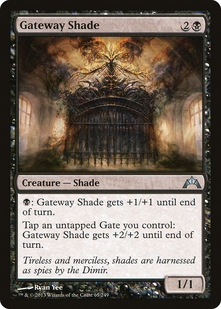 Gateway Shade (GTC-065) - Gatecrash - Premium MTG Single from Wizards of the Coast - Just $0.08! Shop now at Game Crave Tournament Store