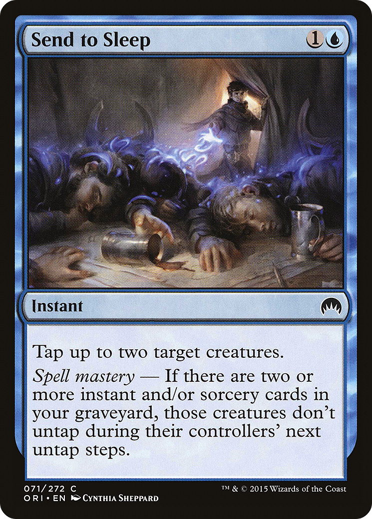 Send to Sleep (ORI-071) - Magic Origins Foil - Premium MTG Single from Wizards of the Coast - Just $0.08! Shop now at Game Crave Tournament Store