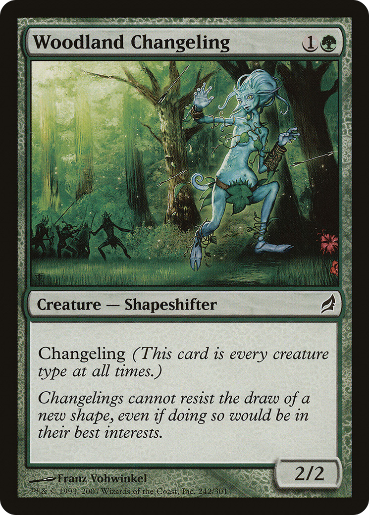 Woodland Changeling (LRW-242) - Lorwyn Foil - Premium MTG Single from Wizards of the Coast - Just $1.47! Shop now at Game Crave Tournament Store