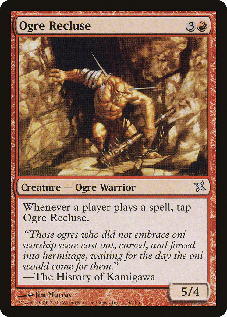 Ogre Recluse (BOK-113) - Betrayers of Kamigawa Foil - Premium MTG Single from Wizards of the Coast - Just $0.08! Shop now at Game Crave Tournament Store