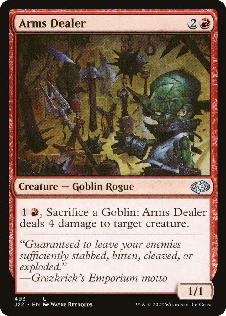 Arms Dealer (J22-493) - Jumpstart 2022 - Premium MTG Single from Wizards of the Coast - Just $0.25! Shop now at Game Crave Tournament Store