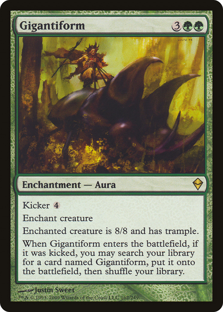 Gigantiform (ZEN-162) - Zendikar - Premium MTG Single from Wizards of the Coast - Just $0.25! Shop now at Game Crave Tournament Store