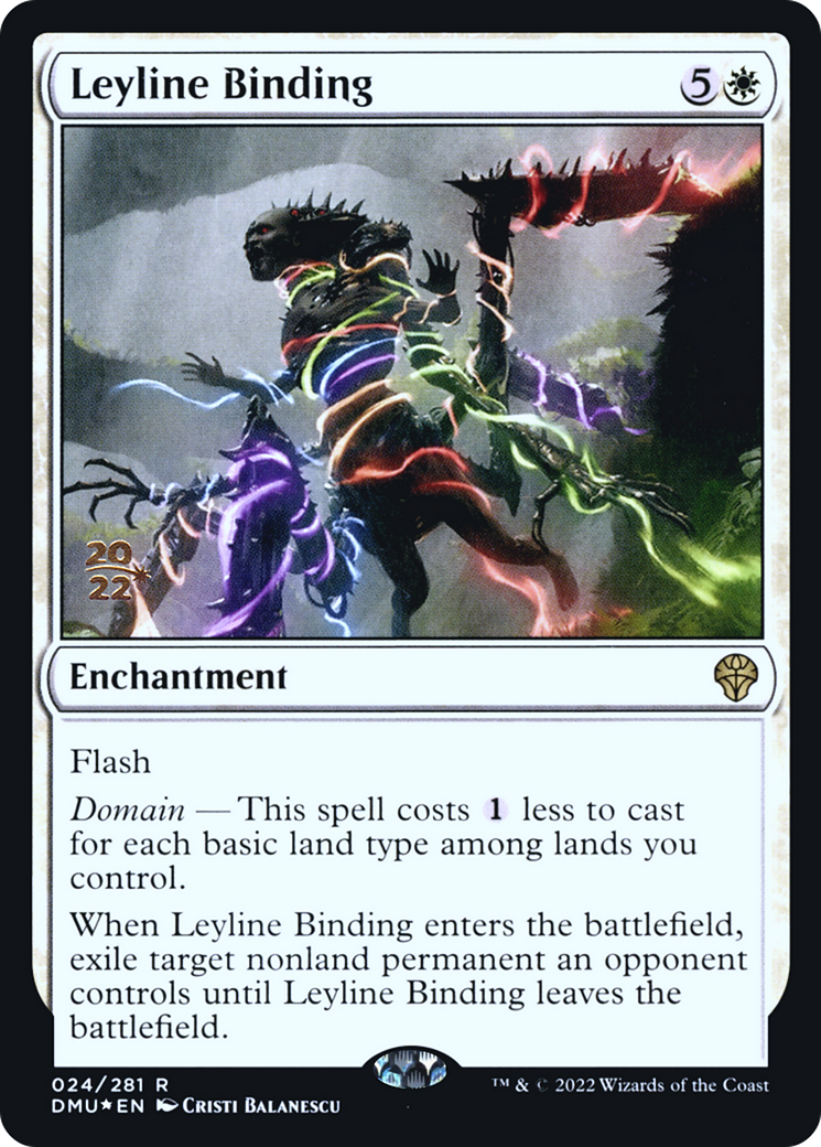 Leyline Binding (PDMU-24S) - Dominaria United Promos Foil - Premium MTG Single from Wizards of the Coast - Just $0.78! Shop now at Game Crave Tournament Store
