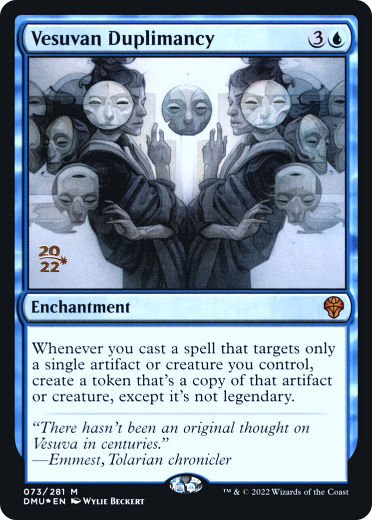 Vesuvan Duplimancy (PDMU-73S) - Dominaria United Promos Foil - Premium MTG Single from Wizards of the Coast - Just $1.26! Shop now at Game Crave Tournament Store