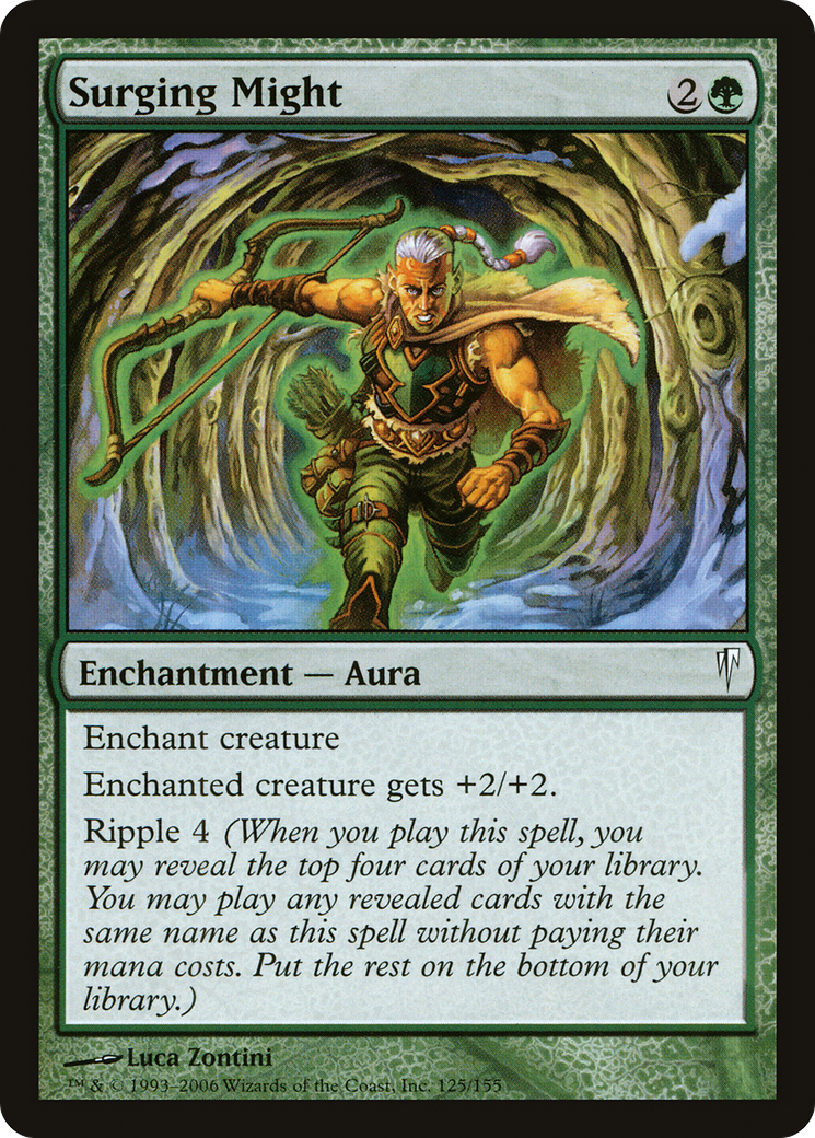 Surging Might (CSP-125) - Coldsnap Foil - Premium MTG Single from Wizards of the Coast - Just $0.08! Shop now at Game Crave Tournament Store