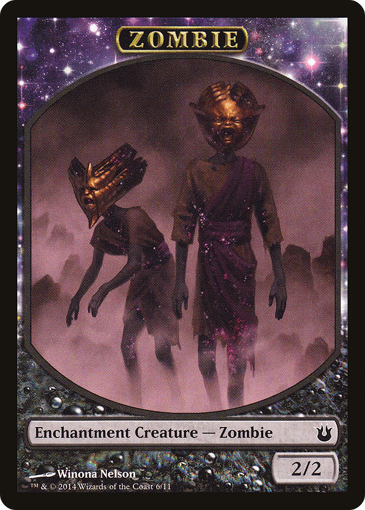 Zombie (TBNG-006) - Born of the Gods Tokens: (nyxtouched) - Premium MTG Single from Wizards of the Coast - Just $0.08! Shop now at Game Crave Tournament Store