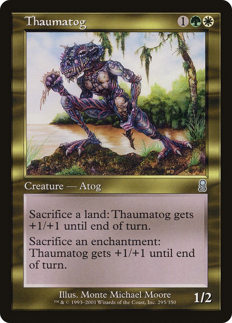 Thaumatog (ODY-295) - Odyssey - Premium MTG Single from Wizards of the Coast - Just $0.26! Shop now at Game Crave Tournament Store