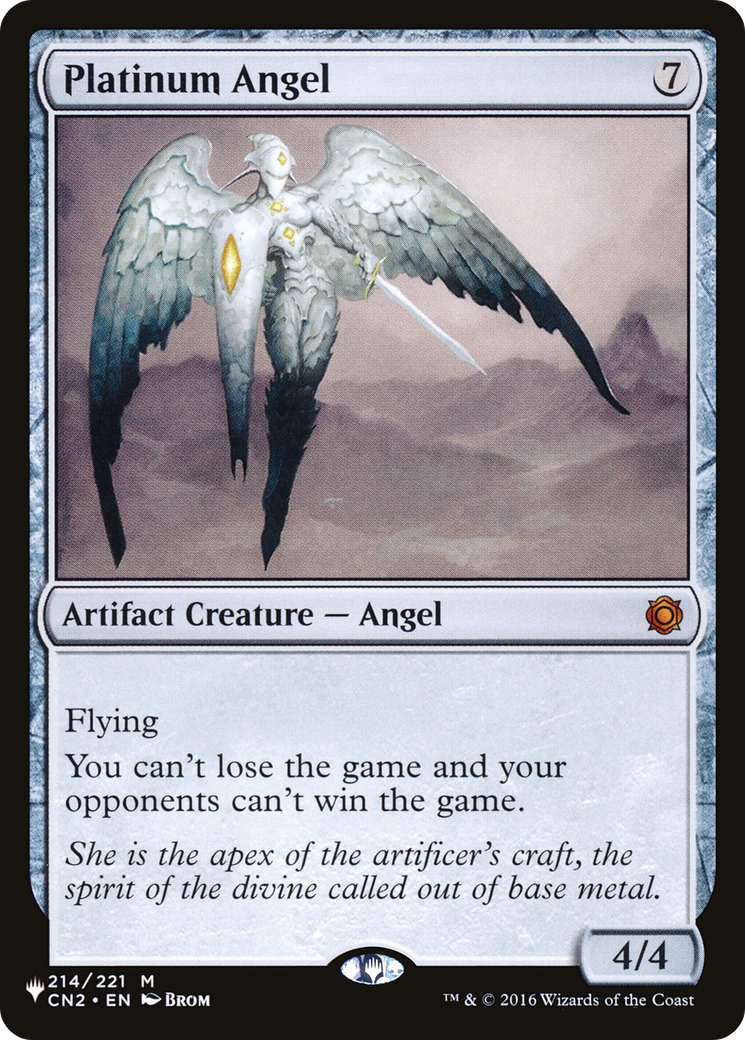 Platinum Angel (PLIST-265) - The List - Premium MTG Single from Wizards of the Coast - Just $6.10! Shop now at Game Crave Tournament Store
