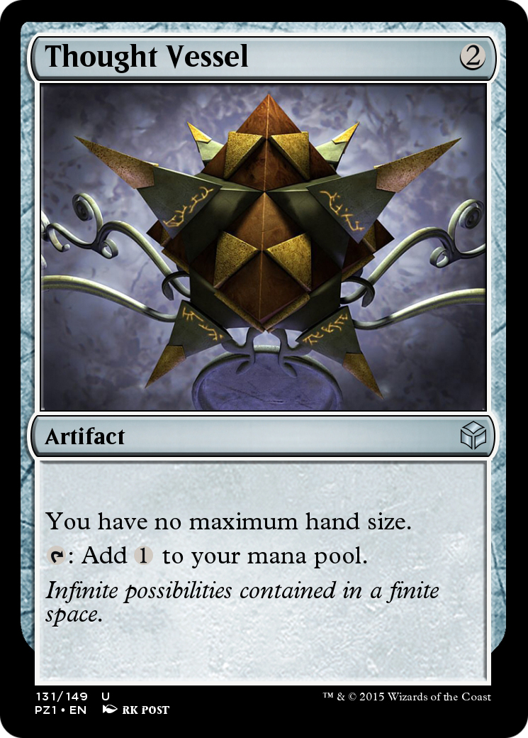 Thought Vessel (PZ1-131) - Legendary Cube Prize Pack Foil - Premium MTG Single from Wizards of the Coast - Just $0! Shop now at Game Crave Tournament Store
