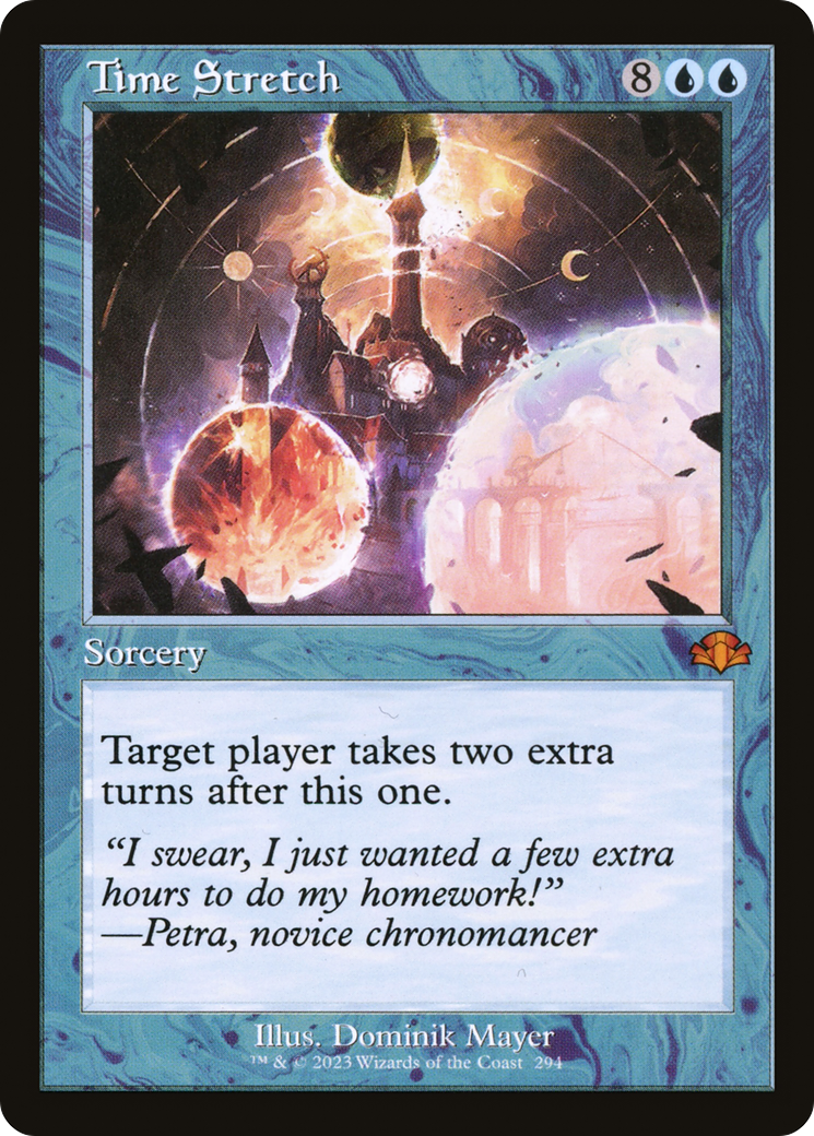Time Stretch (DMR-294) - Dominaria Remastered Foil - Premium MTG Single from Wizards of the Coast - Just $2.46! Shop now at Game Crave Tournament Store
