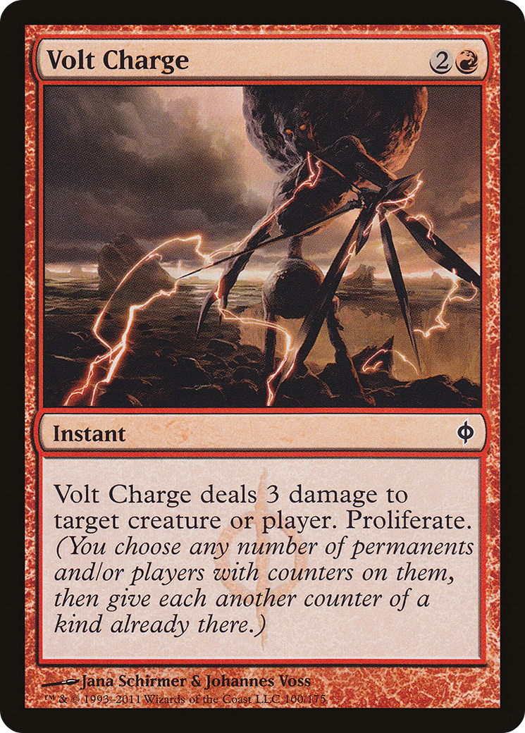 Volt Charge (NPH-100) - New Phyrexia Foil - Premium MTG Single from Wizards of the Coast - Just $0.26! Shop now at Game Crave Tournament Store