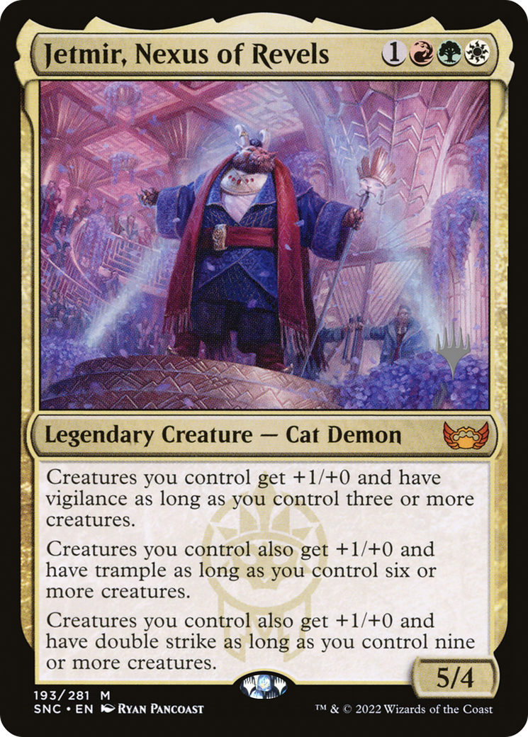 Jetmir, Nexus of Revels (PSNC-193P) - Streets of New Capenna Promos Foil - Premium MTG Single from Wizards of the Coast - Just $7.87! Shop now at Game Crave Tournament Store