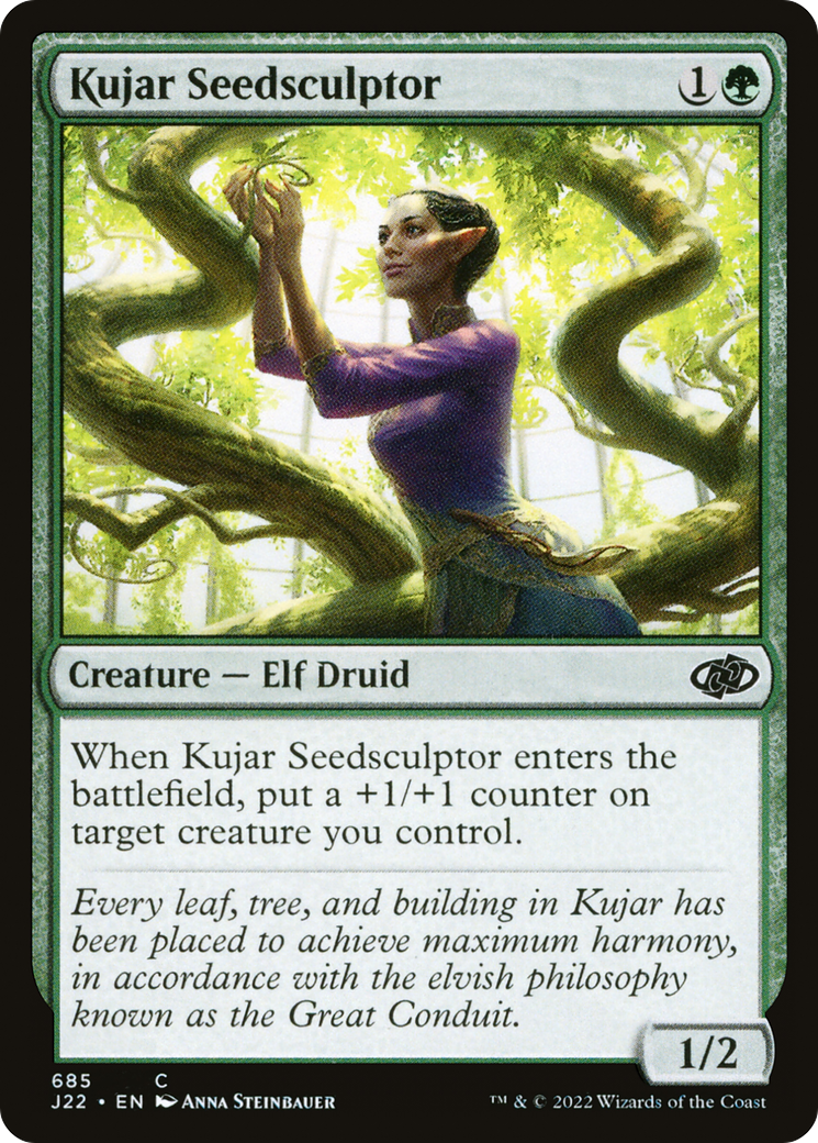 Kujar Seedsculptor (J22-685) - Jumpstart 2022 - Premium MTG Single from Wizards of the Coast - Just $0.08! Shop now at Game Crave Tournament Store
