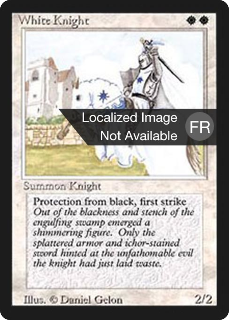 White Knight (FBB-044) - Foreign Black Border - Premium MTG Single from Wizards of the Coast - Just $5.16! Shop now at Game Crave Tournament Store