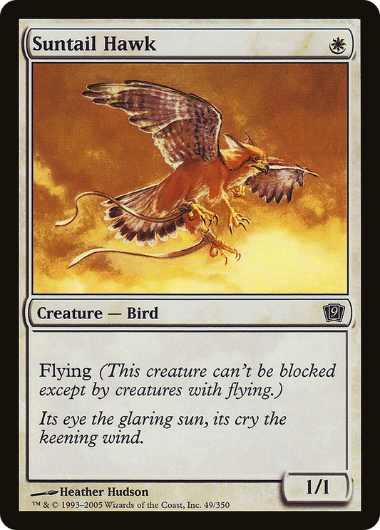 Suntail Hawk (9ED-49★) - Ninth Edition Foil - Premium MTG Single from Wizards of the Coast - Just $0.13! Shop now at Game Crave Tournament Store