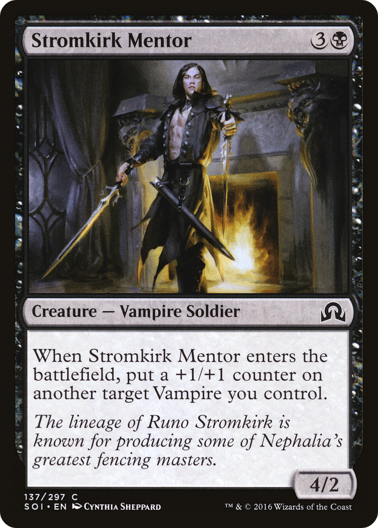 Stromkirk Mentor (SOI-137) - Shadows over Innistrad - Premium MTG Single from Wizards of the Coast - Just $0.25! Shop now at Game Crave Tournament Store
