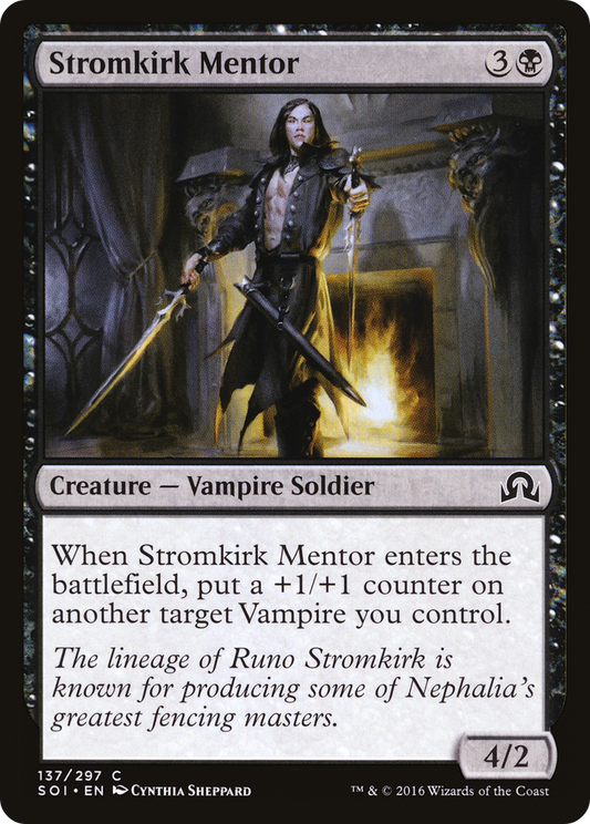 Stromkirk Mentor (SOI-137) - Shadows over Innistrad - Premium MTG Single from Wizards of the Coast - Just $0.25! Shop now at Game Crave Tournament Store