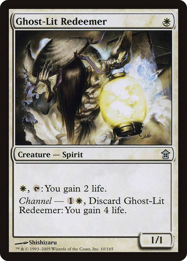 Ghost-Lit Redeemer (SOK-010) - Saviors of Kamigawa Foil - Premium MTG Single from Wizards of the Coast - Just $0.19! Shop now at Game Crave Tournament Store