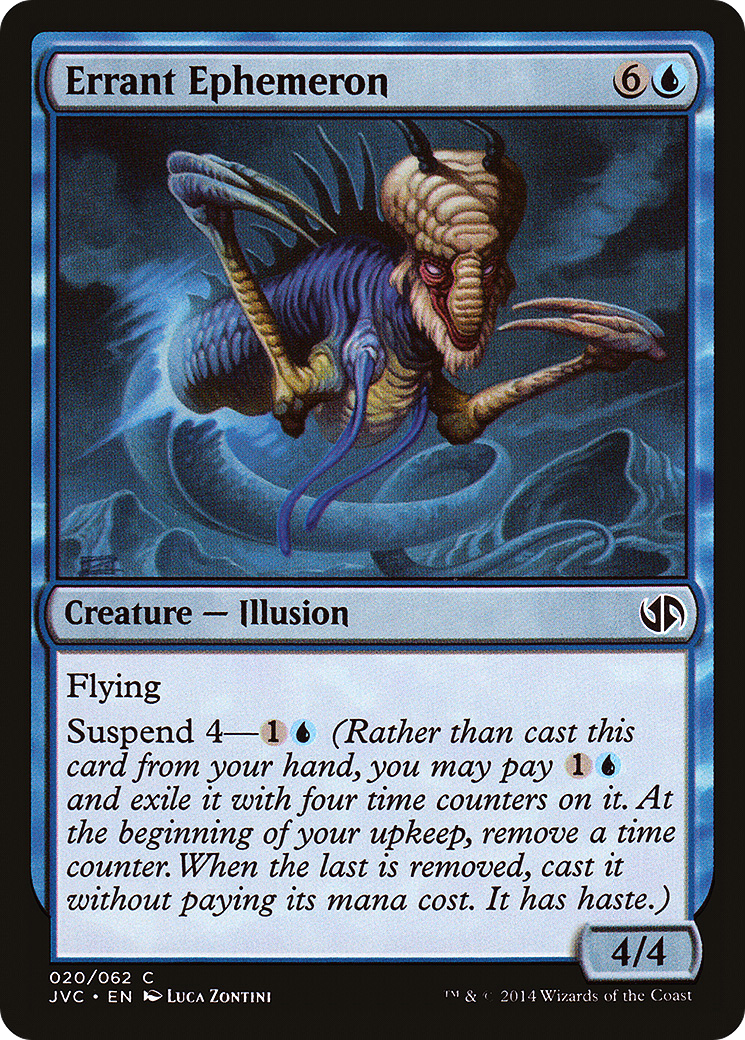 Errant Ephemeron (JVC-020) - Duel Decks Anthology: Jace vs. Chandra - Premium MTG Single from Wizards of the Coast - Just $0.25! Shop now at Game Crave Tournament Store