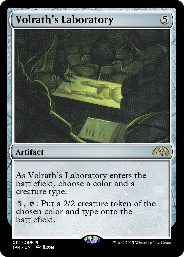 Volrath's Laboratory (TPR-234) - Tempest Remastered Foil - Premium MTG Single from Wizards of the Coast - Just $0! Shop now at Game Crave Tournament Store