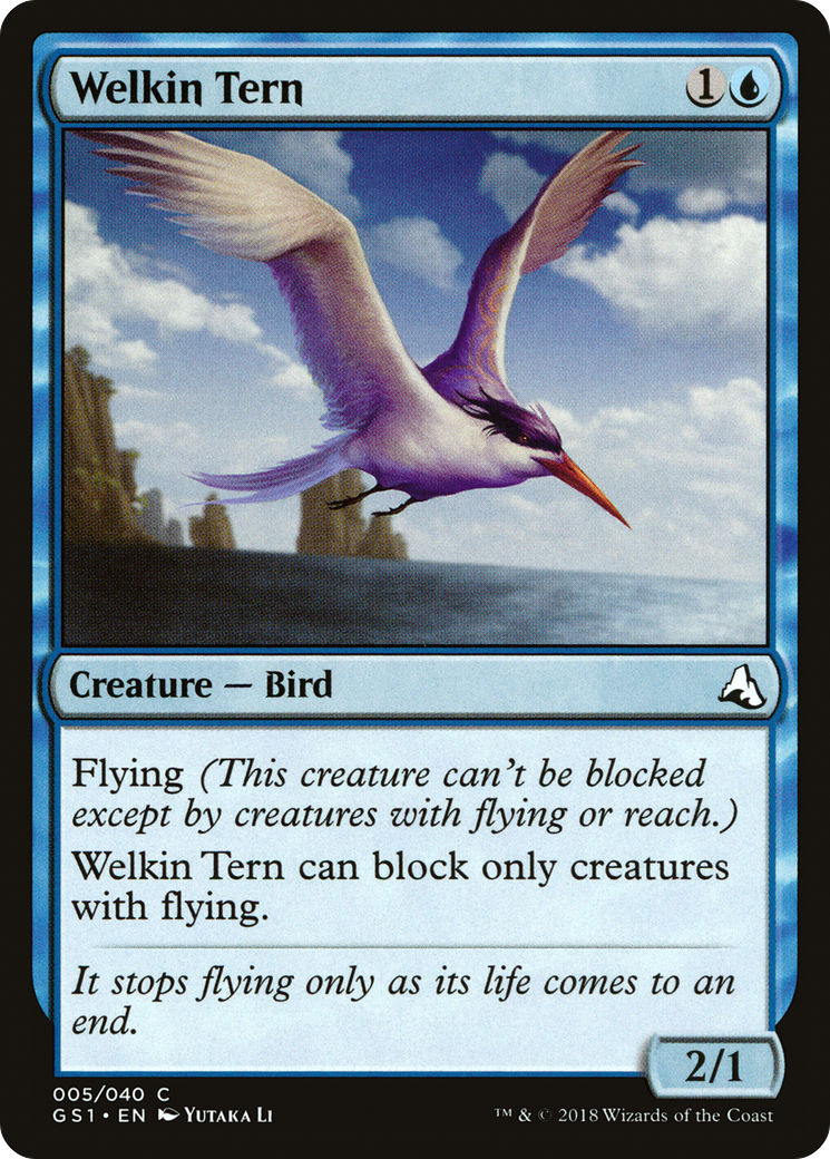 Welkin Tern (GS1-005) - Global Series Jiang Yanggu & Mu Yanling - Premium MTG Single from Wizards of the Coast - Just $0.25! Shop now at Game Crave Tournament Store