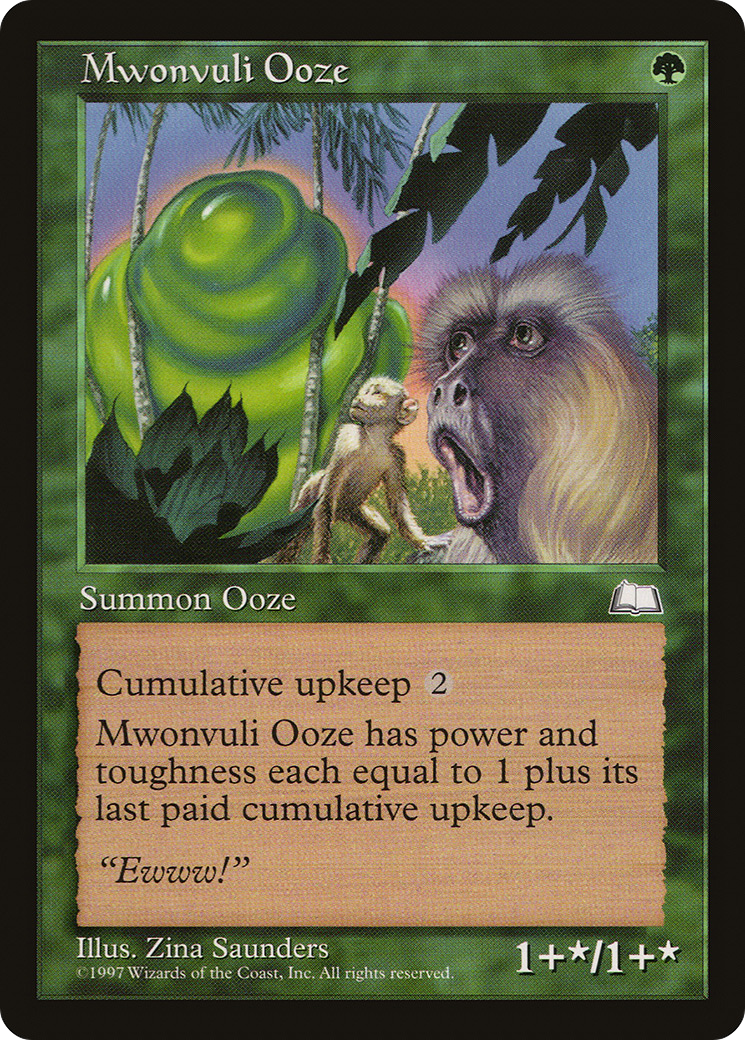 Mwonvuli Ooze (WTH-135) - Weatherlight - Premium MTG Single from Wizards of the Coast - Just $0.27! Shop now at Game Crave Tournament Store