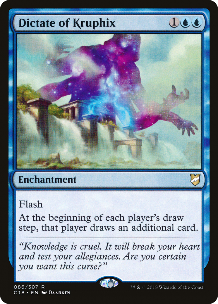 Dictate of Kruphix (C18-086) - Commander 2018 - Premium MTG Single from Wizards of the Coast - Just $1.02! Shop now at Game Crave Tournament Store