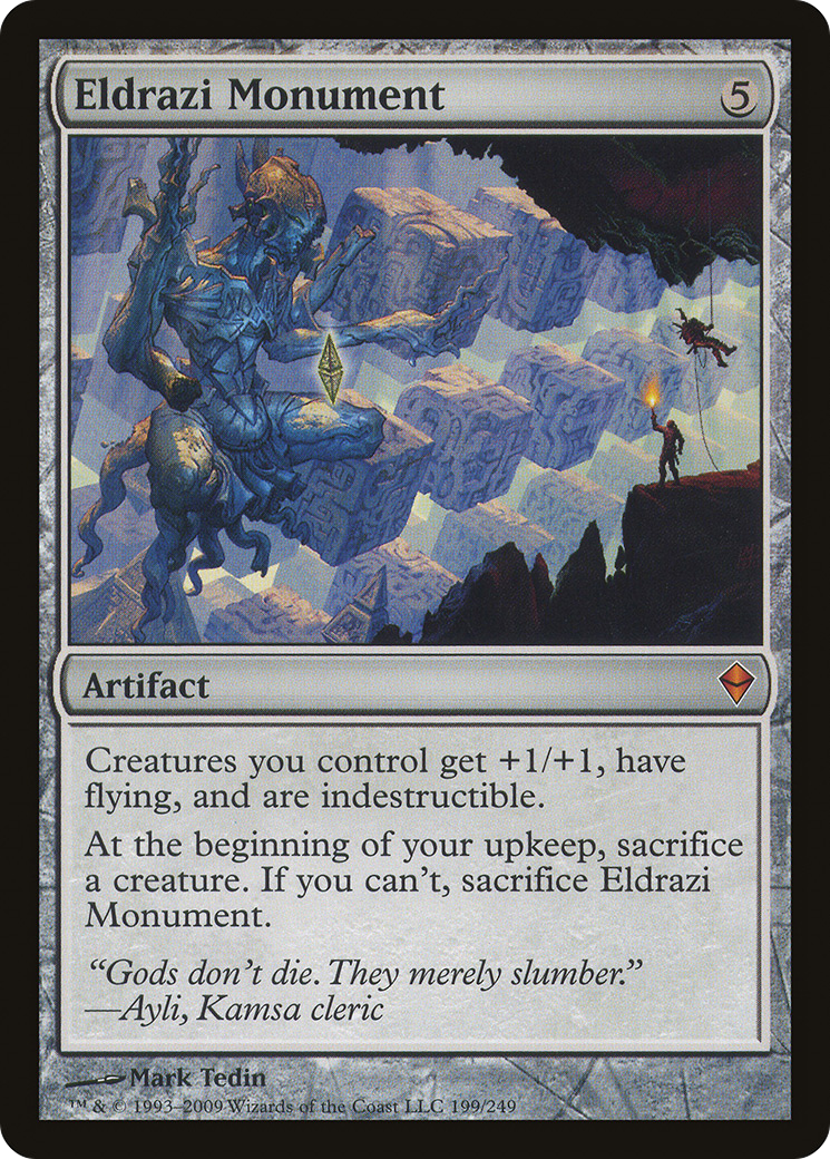 Eldrazi Monument (ZEN-199) - Zendikar Foil - Premium MTG Single from Wizards of the Coast - Just $20.82! Shop now at Game Crave Tournament Store
