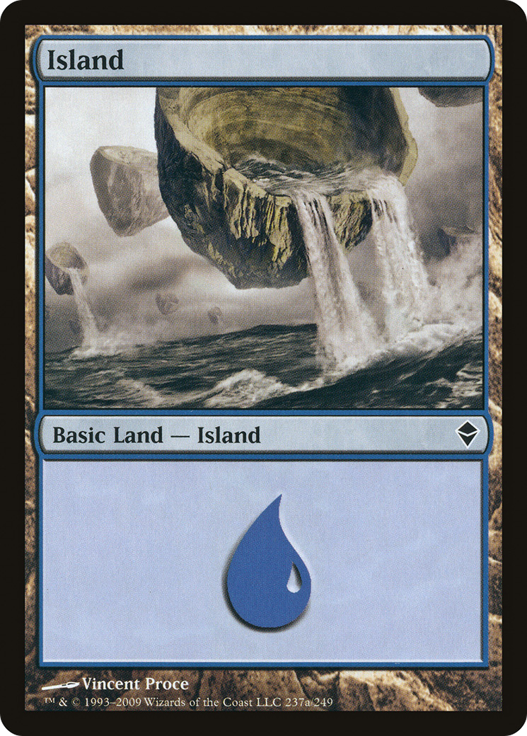 Island (ZEN-237A) - Zendikar - Premium MTG Single from Wizards of the Coast - Just $0.28! Shop now at Game Crave Tournament Store