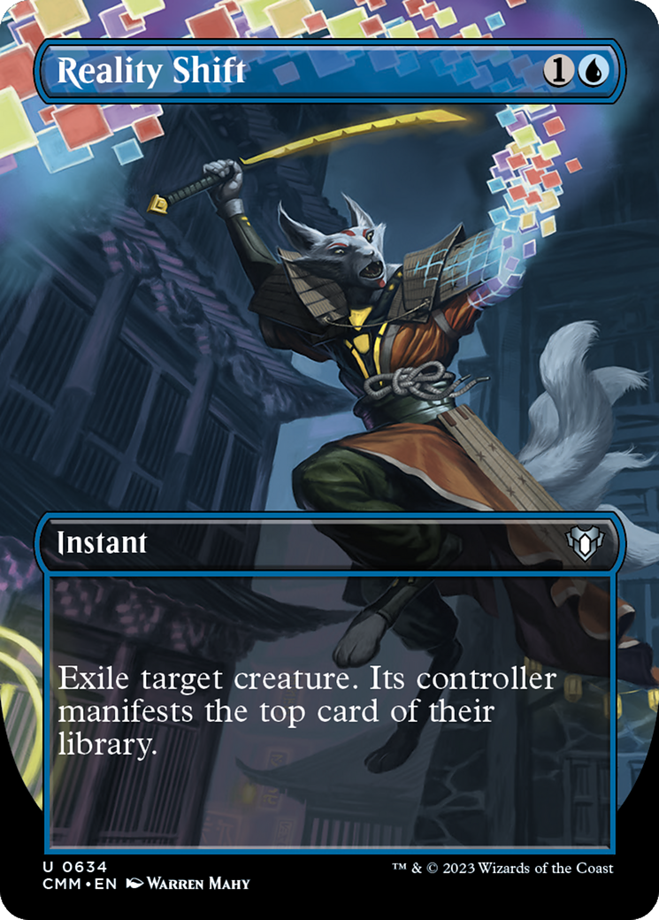 Reality Shift (CMM-634) - Commander Masters (Borderless) - Premium MTG Single from Wizards of the Coast - Just $0.08! Shop now at Game Crave Tournament Store