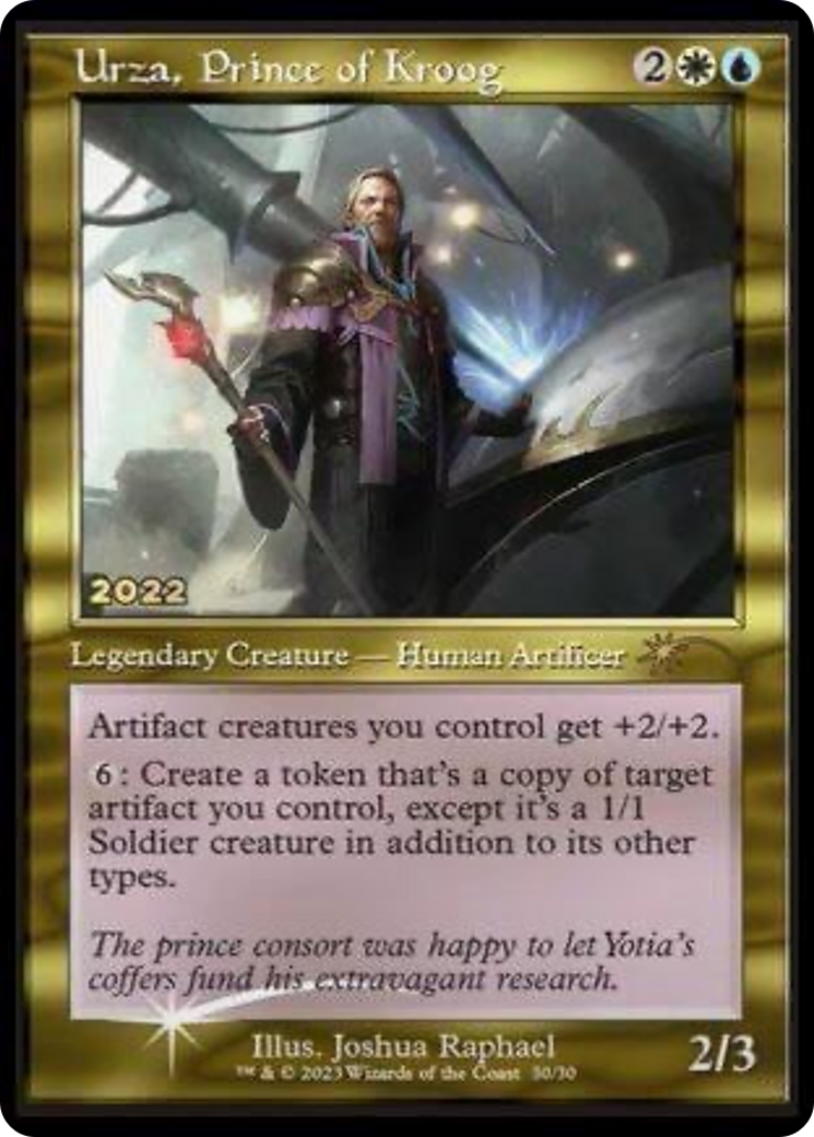Urza, Prince of Kroog (P30A-030) - 30th Anniversary Play Promos Foil - Premium MTG Single from Wizards of the Coast - Just $4.81! Shop now at Game Crave Tournament Store