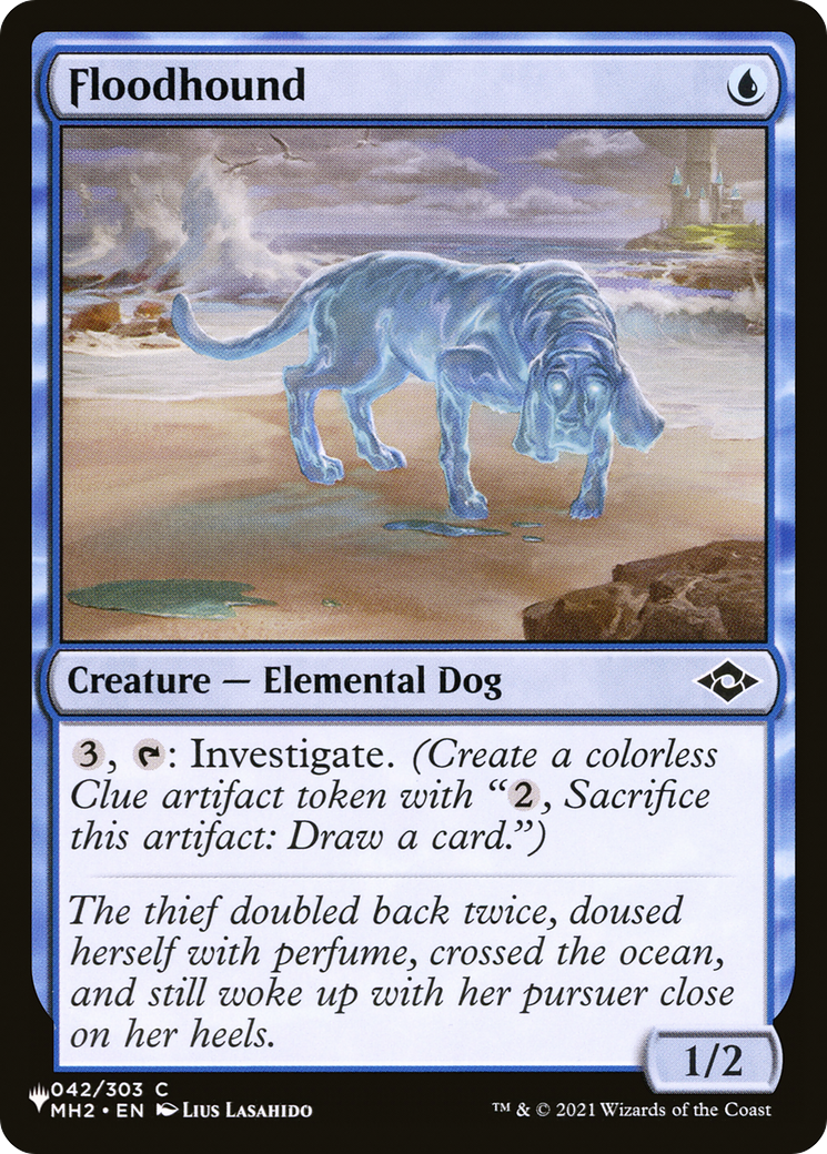 Floodhound (PLIST-591) - The List: (Showcase) - Premium MTG Single from Wizards of the Coast - Just $0.08! Shop now at Game Crave Tournament Store