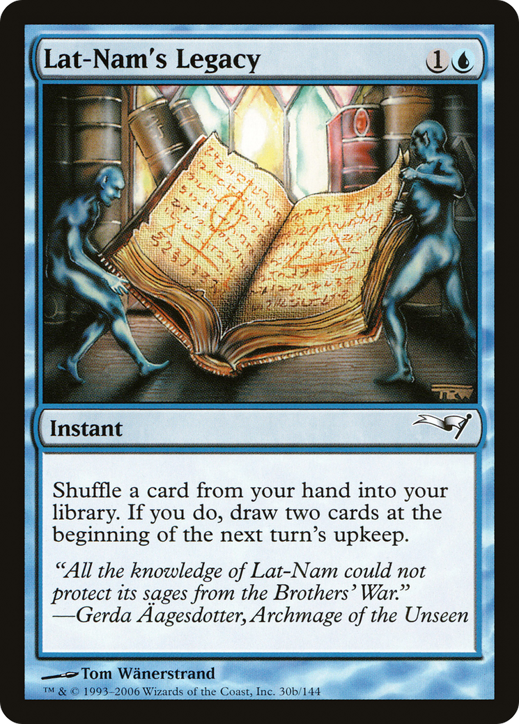 Lat-Nam's Legacy (CST-30B) - Coldsnap Theme Decks - Premium MTG Single from Wizards of the Coast - Just $0.18! Shop now at Game Crave Tournament Store