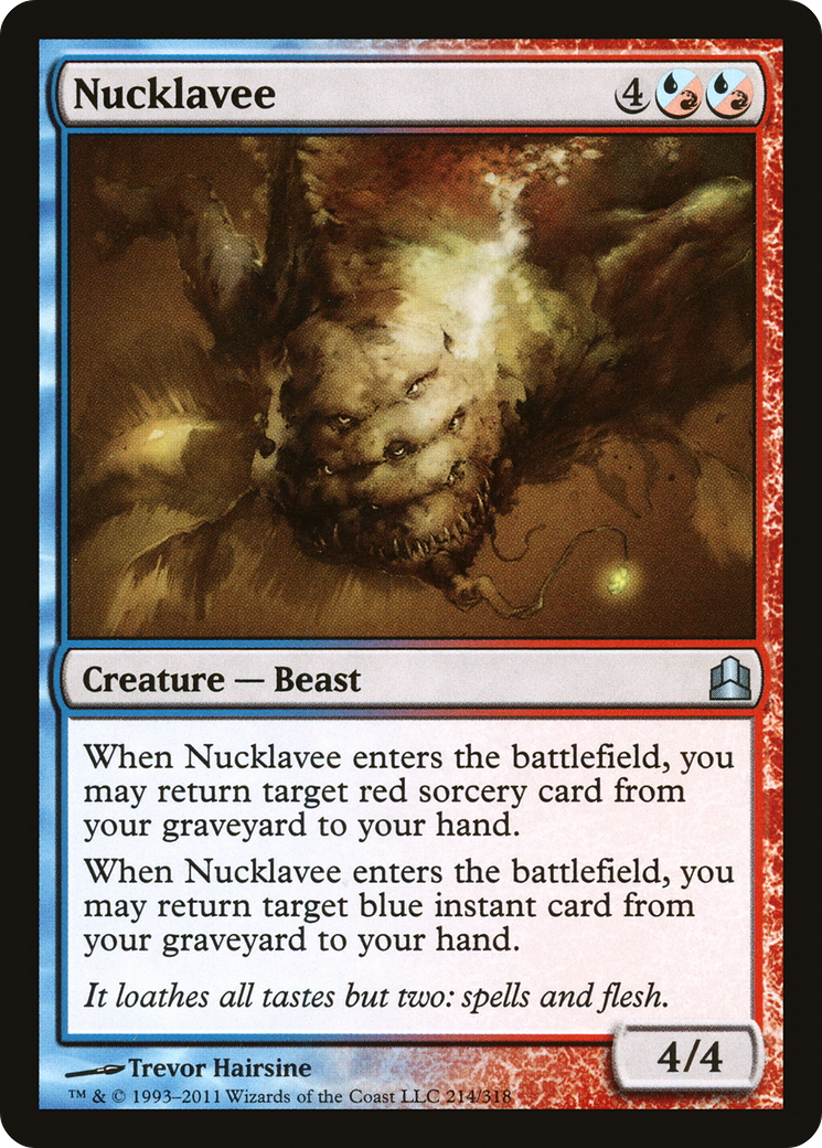 Nucklavee (CMD-214) - Commander 2011 - Premium MTG Single from Wizards of the Coast - Just $0.08! Shop now at Game Crave Tournament Store