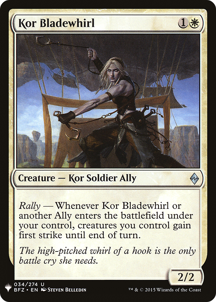 Kor Bladewhirl (MB1-151) - Mystery Booster - Premium MTG Single from Wizards of the Coast - Just $0.25! Shop now at Game Crave Tournament Store